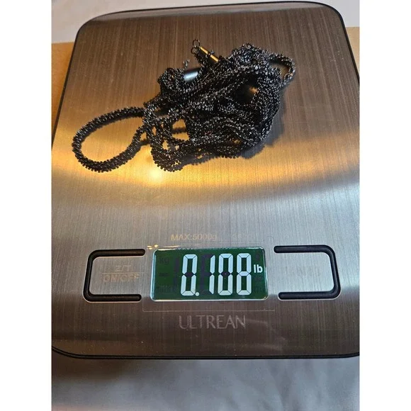 Kendra Scott Phara Lariat Necklace Gunmetal Tassel Multi Strand Long 48.5 Inch - Picture 4 of 7